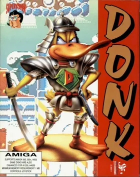 Donk! - The Samurai Duck! (OCS & AGA)_Disk1 box cover front